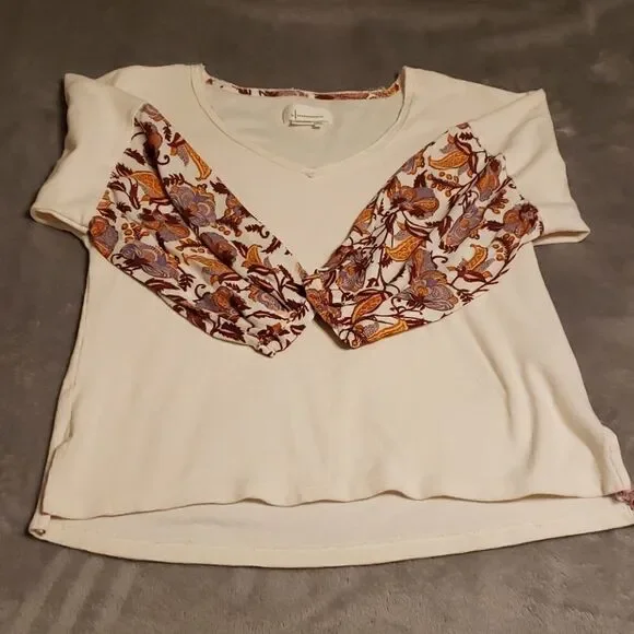 ANTHROPOLOGIE peasant style shirt. XS - Picture 3 of 7